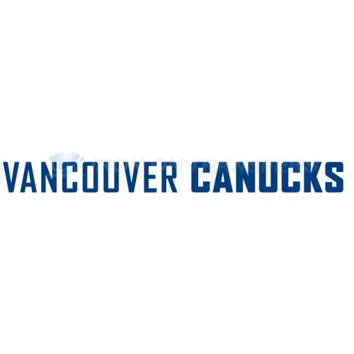 Vancouver Canucks Iron-on Stickers (Heat Transfers)NO.362
